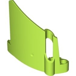 44352-34G Technic, Sierpaneel #22 Large Short, Small Hole, Side A lime gebruikt *