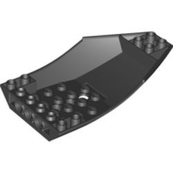 47406-11G Vliegtuig cockpit bodem 10x6x2 zwart gebruikt *