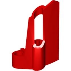47712-5G Technic, Sierpaneel #24 Small Short, Small Hole, Side B rood gebruikt *