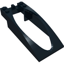47843-11G Ruit 10x4x2 aflopend zwart gebruikt *