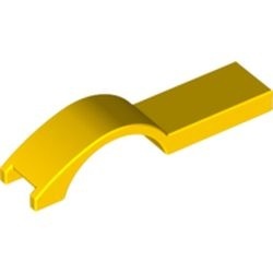 50947-3G Spatbord lang 1x 4 1/2 geel gebruikt *0B001