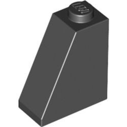 60481-11G Dakpan 65 graden 1 breed zwart gebruikt *1D024