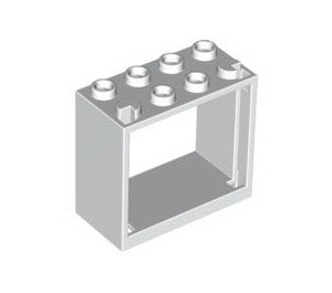 60598-1 Raam 2x4x3 Frame breed zie paneel 4133 OPEN NOPPEN wit NIEUW *
