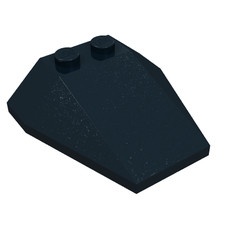 6069-11G Wig 4x4 steen twee noppen- geen inkepingen zwart gebruikt *1D011