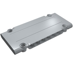 64782-86G Technic, Sierpaneel plat 5x11x1 grijs, licht (blauwachtig) gebruikt *4T087