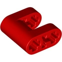 72008-5 Technic, aangepaste hefbalk 1x7 rood NIEUW *0B010
