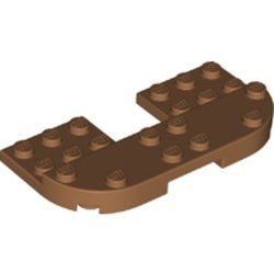 73832-150 Platte plaat 4x8x 2/3 verhoogd 2x8 en 2x2 uitsnede caramel, midden NIEUW *1L0000