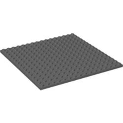 91405-85G Platte plaat 16x16 grijs, donker (blauwachtig) gebruikt *5K0000