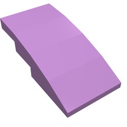93606-157 Dakpan 4x2 gebogen geen noppen lavender, midden NIEUW *1B103