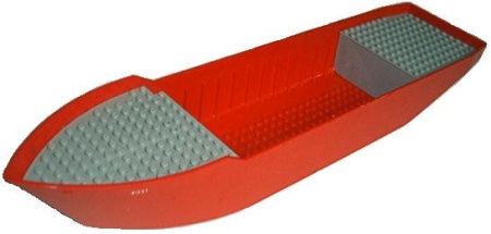 bfloat4c01-5G Drijvende boot (52x12x 6 1/3 (pakketzending) rood gebruikt *