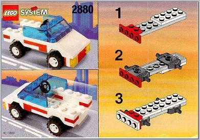 INS2880-G 2880 BOUWBESCHRIJVING- Open-Top Jeep gebruikt *LOC RBS