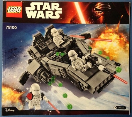 INS75100 75100 BOUWBESCHRIJVING- First Order Snowspeeder NIEUW *LOC RBSW