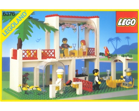 Set 6376 Set 6376 Breezeway Café MET DOOS (99% compleet) gebruikt *