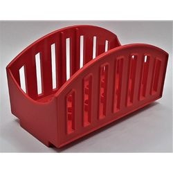 2130-5G DUPLO Trailer open (PAKKETPOST) rood gebruikt *