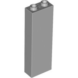 2454-86G Steen 1x2x5 grijs, licht (blauwachtig) gebruikt *1D005