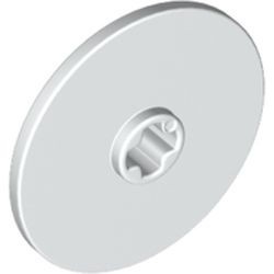 2958-1 Technic Disk 3x3 met asgat wit NIEUW *0D000