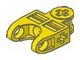 32174-3 Technic Connector 2x3 met Ball Socket geel NIEUW *1D000