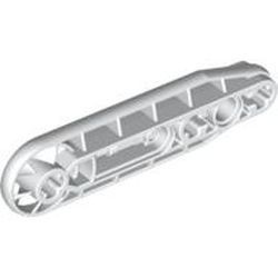 32177-1G Technic, aangepaste hefbalk 1x7 wit gebruikt *0B010
