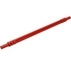 32200-5G Technic, zachte as lengte 12 noppen rood gebruikt *