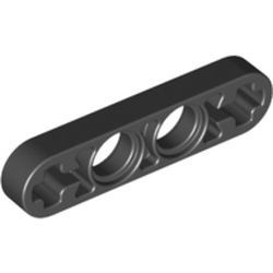 32449-11G Technic, Hefbalk 1x4 dun zwart gebruikt *1D000