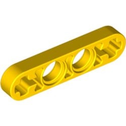 32449-3G Technic, Hefbalk 1x4 dun geel gebruikt *1D000