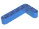 32526-7G Technic, Hefbalk 3x5 L-vorm dik blauw gebruikt *1D000
