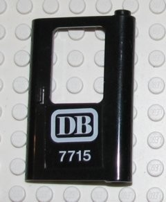 4182pb020-11G Trein, Deur 1x4x5 rechts DB 7715 zwart gebruikt *1D0000