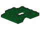 4211-6G Bodemplaat 4x5 groen gebruikt *3D000