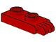 4276-5G Scharnierplaat 1x2 - 2 vingers aan uiteinde (vert) rood gebruikt *1B311