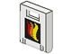 4346p01-1G Voorkant box met brandweerembleem vierkant wit gebruikt *1L0000