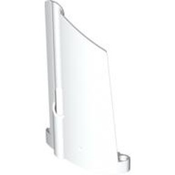 44350-1G Technic, Sierpaneel #20 Large Long, Small Hole, Side A wit gebruikt *