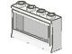 453-1G Raam 1x4x2- KLASSIEK met glas wit gebruikt *1C033