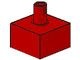 4729-5G Steen 2x2 met toppin rood gebruikt *1D008