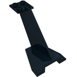 4867-11G Staart groot met wigsteen zwart gebruikt *