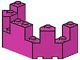 6066-47G Kasteel- kantelen 4x8x2 1/3 roze, donker gebruikt *