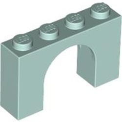 6182-41G Steen, boog 1x4x2 hoog aqua gebruikt *1D051