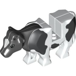 64452pb02c01-1G Koe met zwarte vlekken wit gebruikt *0D000