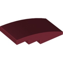 93606-59 Dakpan 4x2 gebogen geen noppen rood, donker NIEUW *1B103