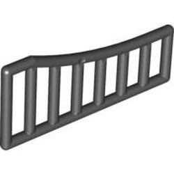 95229-11G Rooster 1x8x3 - 1x8x4 gebogen top zwart gebruikt *1L000