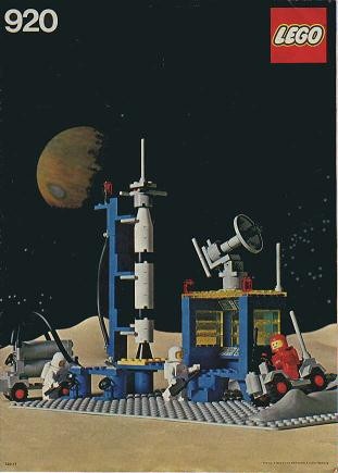 INS920-G 920 BOUWBESCHRIJVING Alpha-1 Rocket Base gebruikt *LOC RB