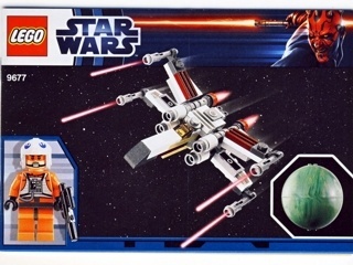 INS9677-G 9677 BOUWBESCHRIJVING- X-wing Starfighter & Yavin 4 gebruikt *LOC RBSW