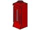 29c01-5G Raam 1x1x2 hoog- KLASSIEK (met glas) rood gebruikt *1C033
