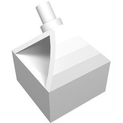30640-1G Stuurhouder 2x2 wit gebruikt *