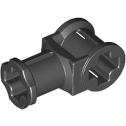 32039-11G Technic Verbinder met asgat zwart gebruikt *0D000