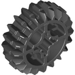 32269-11 Technic, Tandwiel 20 tanden Double Bevel zwart NIEUW *0D030