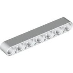 32524-1 Technic, Hefbalk 1x7 dik wit NIEUW *1DT00