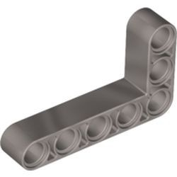 32526-66 Technic, Hefbalk 3x5 L-vorm dik grijs, lichtparel NIEUW *1D000
