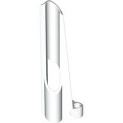 32534-1G Technic, Sierpaneel # 7 Small Long, Large Hole, Side A wit gebruikt *5K000
