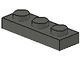3623-10G Platte plaat 1x3 donker, grijs (klassiek) gebruikt *1B369