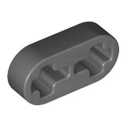 41677-85G Technic, Hefbalk 1x2 dun grijs, donker (blauwachtig) gebruikt *1D000